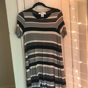 Striped swing dress
